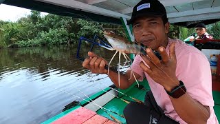 Fishing battle. Heru muncul lagi, kali ini dia tak banyak bicara lihat lawan strike bertubi-tubi