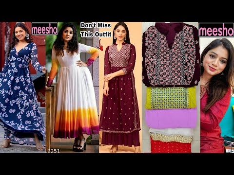 ёям Meesho Kurti Kurta Set Haul Starting Rs 624 ёяша Festive Kurti Haul