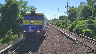 LIRR: Diesel flies past Seaford 6/24/21