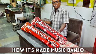 How it's made musical banjo In Factory | Process of Manufacturing Banjo | Music instrument