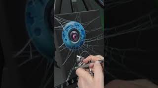 Airbrushing A Spider Web 🕸️