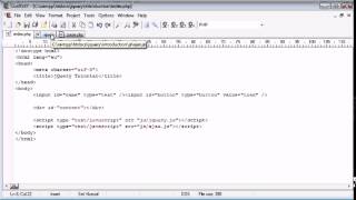 jQuery Tutorial 102 AJAX Send Data
