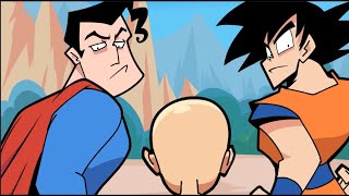 Migatte Goku vs Saitama vs Superman One Million