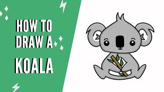 How to Draw a Cute Koala | Kawaii Easy Step By Step Drawing Tutorial