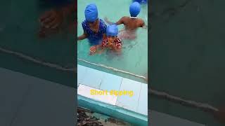 ఈత నేర్చుకునే మొదటి దశThe first step in learning to swim