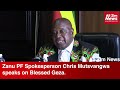 Watch Chris Mutsvangwa speaks on Blessed Geza's life