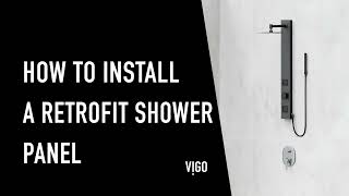 VIGO Bathroom Shower Panel Upgrade: A How-To Guide (Orchid VG08014)