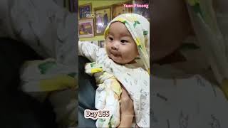 小雪兔成长日记Vlog - 包子脸(绝对没有偷吃包子) #baby #萌娃 #cute #可愛 #cutebaby #babygirl