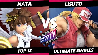 Sumapa 61 Top 12 - Nata (Pit) Vs. Lisuto (Terry) SSBU Ultimate Tournament