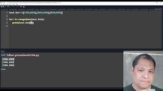 Python Level 1 - Groundwork 14A - Nested list nested for