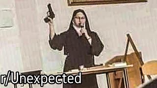 r/Unexpected | Nun with a Gun