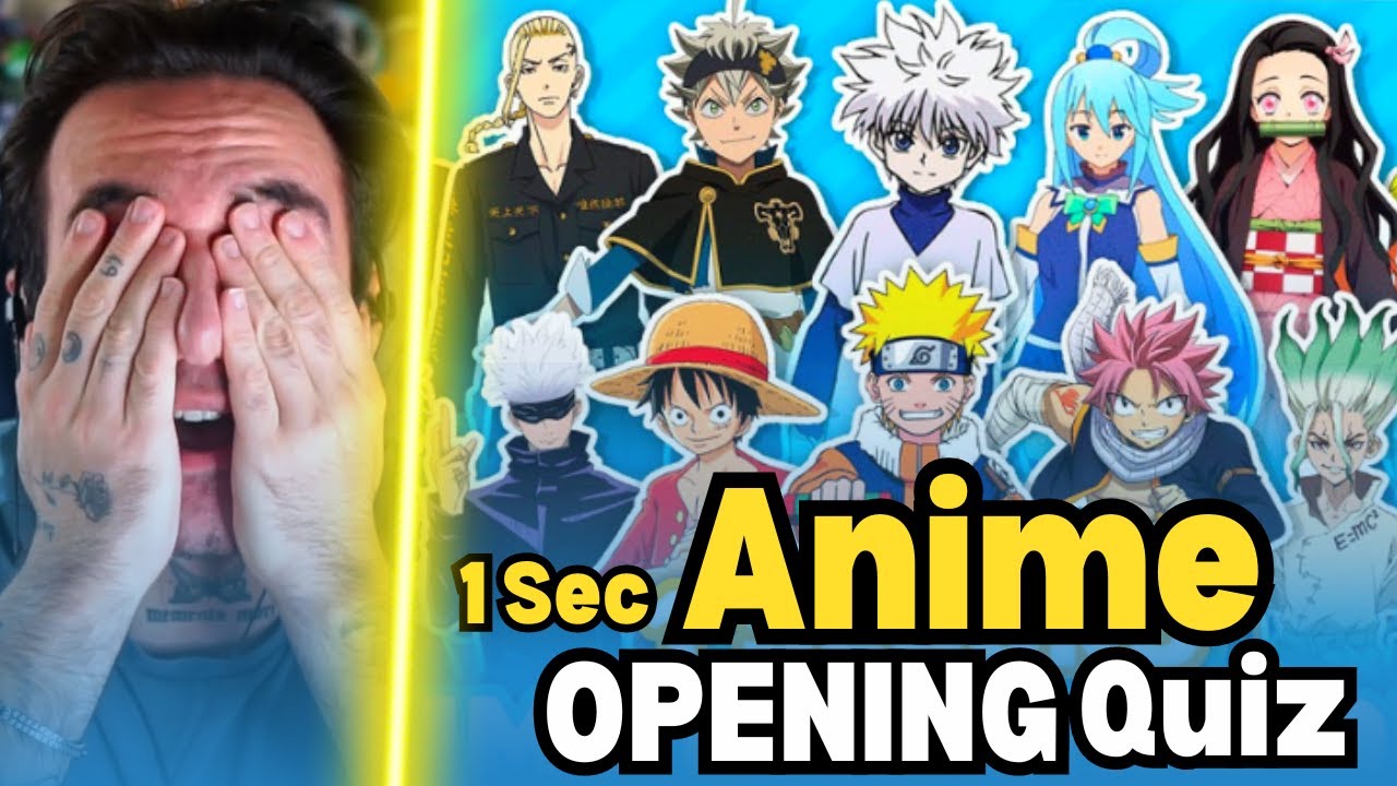 Guess The Anime Openings In 1 Second This Is Impossible Youtube