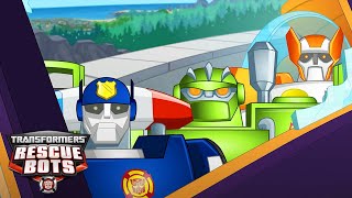 Transformers: Rescue Bots | The Team Assembles! | Cartoons for Kids | Transformers Junior