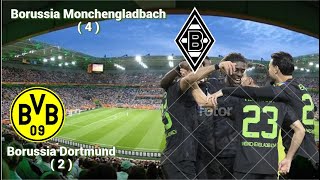 M'Gladbach Vs Dortmund 4-2 All Goals #shorts #football #highlights By ...