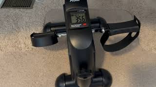 Mini Exercise Bike, AGM Under Desk Bike Pedal Exerciser Foot Cycle Arm & Leg Pedal Exerciser Review