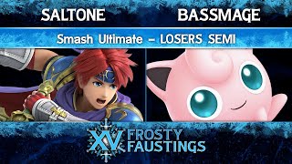 Frosty Faustings XV 2023 Losers Semi - SALTONE (Roy) vs BassMage (Jigglypuff) - Smash Ultimate