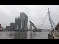 brugopening erasmusbrug basculebrug drawbridge pont basculant zugbrücke rotterdam