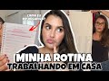 MINHA ROTINA *COMPLETA* DE TRABALHO NAS FÉRIAS ⚡️😅 - BRUNA EROLES