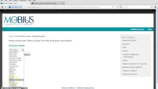 Requesting Books Through MOBIUS