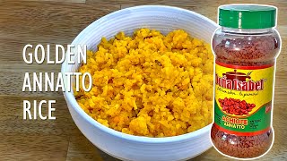 Golden Annatto Rice | Mexican Yellow Rice | Starts With Kitchen