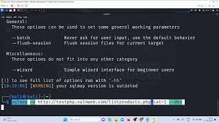 Blind SQL Injection using SQLMAP