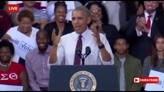 Obama Gets Angry In Fayetteville, NC