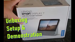 Lenovo Smart Display 7 Unboxing Setup Demonstration & Review