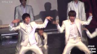 20101106 Super Junior 5th Birthday Party Eunhyuk with Dancing Kyu