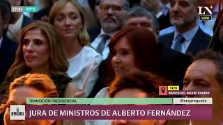 Juran los ministros de Alberto Fernández en la asunción