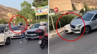 Lite nel traffico a Palermo: un suv travolge un'automobile e scappa via