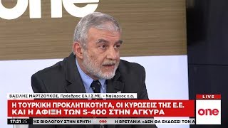 Β. Μαρτζούκος στο One Channel: Πρέπει να αυξήσουμε την αποτρεπτική ισχύ μας