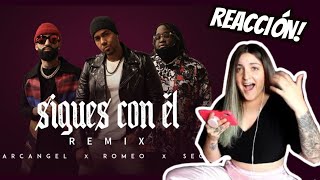 REACCION Sigues Con Él Remix - Arcangel X Sech X Romeo Santos | Hey Christi !