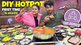 Trying DIY HOTPOT at THE SUMO's Kolkata😋 | ‪@SinfulFoodie Restaurant Review