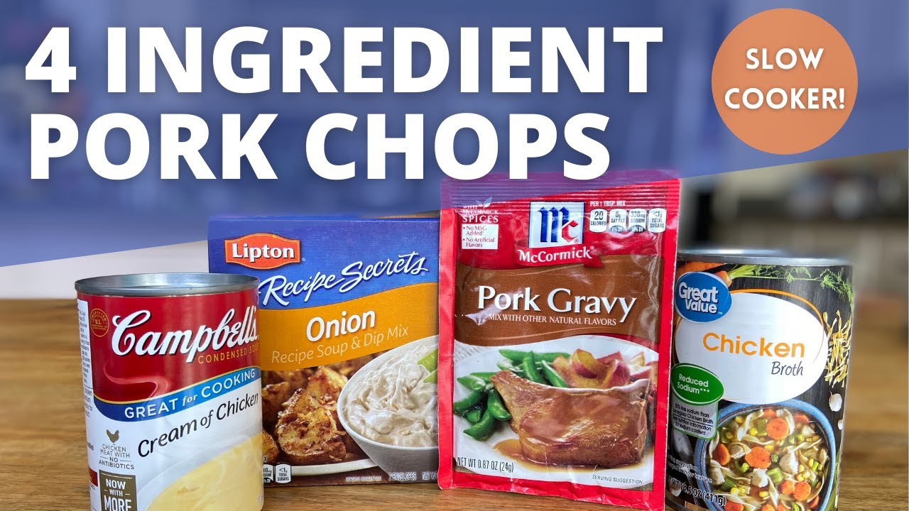 Slow Cooker Pork Chops Easiest Meal Ever Delicious Too Love To