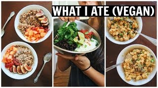 What I Eat In A Day + Recipes [ Easy Vegan Meals ]