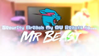 Security Breach +C.C My AU Reacts to Mrbeast | FNAF Reacts Link in Desc. |