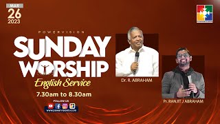 SUNDAY SERVICE || ENGLISH WORSHIP || 26.03.2023 || POWERVISION TV