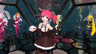 【MMD】ミクさんとテトさんに踊ってもらった【教えて!!魔法のLyric】