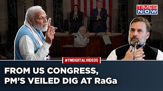 At US Congress, PM Modi Advocates ‘Speak As One For Nation’ In Veiled Dig At Rahul Gandhi