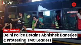 TMC Protests In Delhi: Abhishek Banerjee With Protesting TMC Delegation Thrown Out Of The Ministry