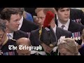 Prince Harry's view of Coronation 'obscured' by Princess Anne's huge feather