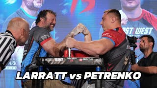 Devon Larratt vs Oleg Petrenko East vs West15 105kg Right Arm World Title Match