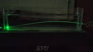Bending Light with a Sugar Gradient