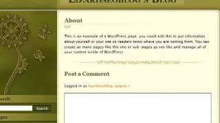 WordPress - Part 4 (Editing Appearance)