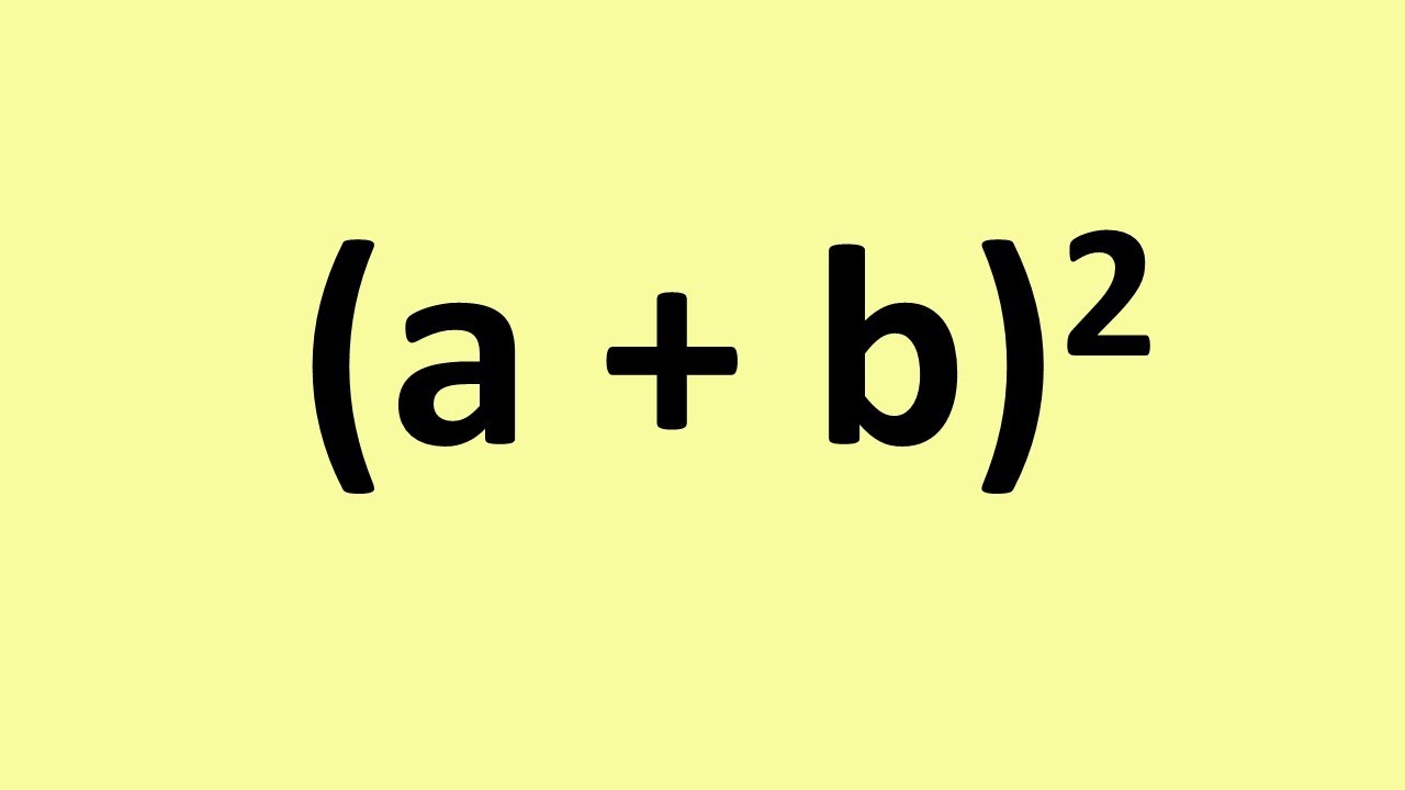 A Plus B Whole Square Formula (in Hindi) - YouTube