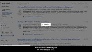 Using the ERIC Database at Harper