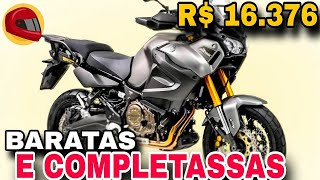 5 motos INCRÍVEIS porém INJUSTIÇADAS | MEGA COMPLETAS e BARATAS 🔥