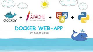 Docker WebApp - Integrating Docker, Apache Web Server, Python, HTML-CSS-JS