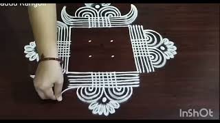 శుక్రవారం ముగ్గులు(4*4) #rangoli #Sushu__00