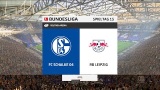 Fifa 23 FC Schalke 04 vs RB Leipzig Bundesliga Match Fifa 23 Gameplay  veltins arena
